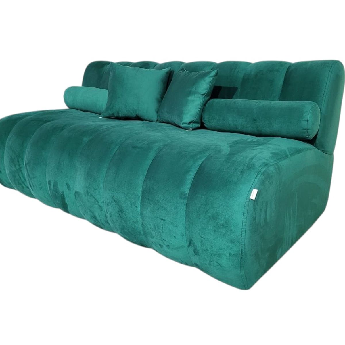GENERICO - Sofa Butaca Martins 16 MTS felpa Esmeralda