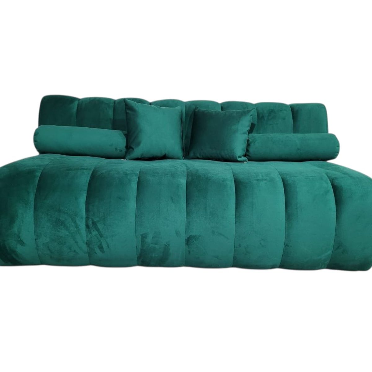 GENERICO - Sofa Butaca Martins 16 MTS felpa Esmeralda