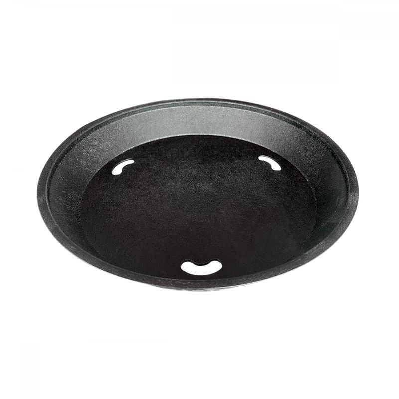 GENERICO - CANASTILLO REDONDO POLIPROPILENO NEGRO 265XH35 CM