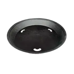 GENERICO - CANASTILLO REDONDO POLIPROPILENO NEGRO 265XH35 CM