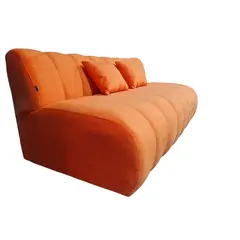 GENERICO - Sofa Butaca Martins 1.6 MTS felpa Naranja
