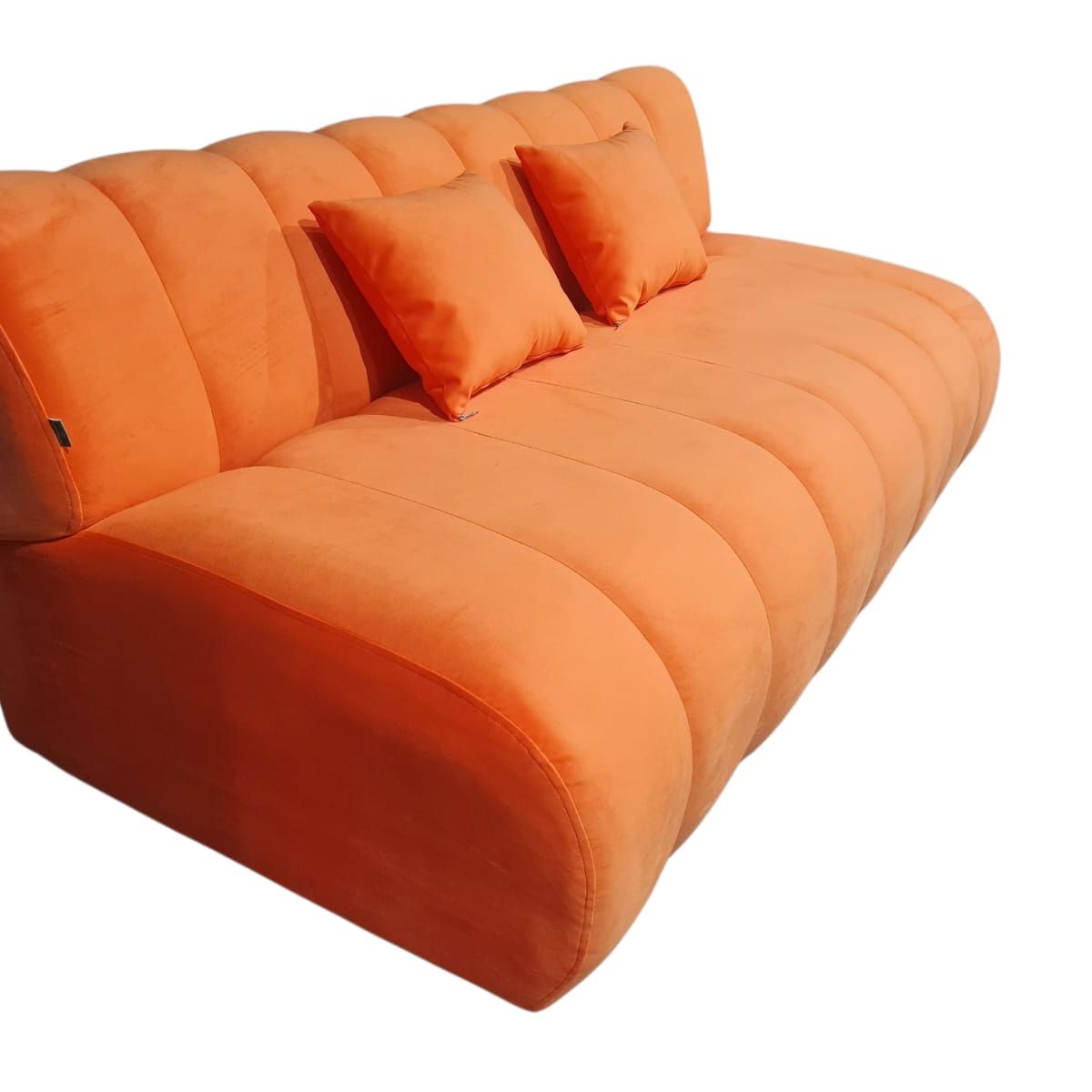 GENERICO - Sofa Butaca Martins 16 MTS felpa Naranja