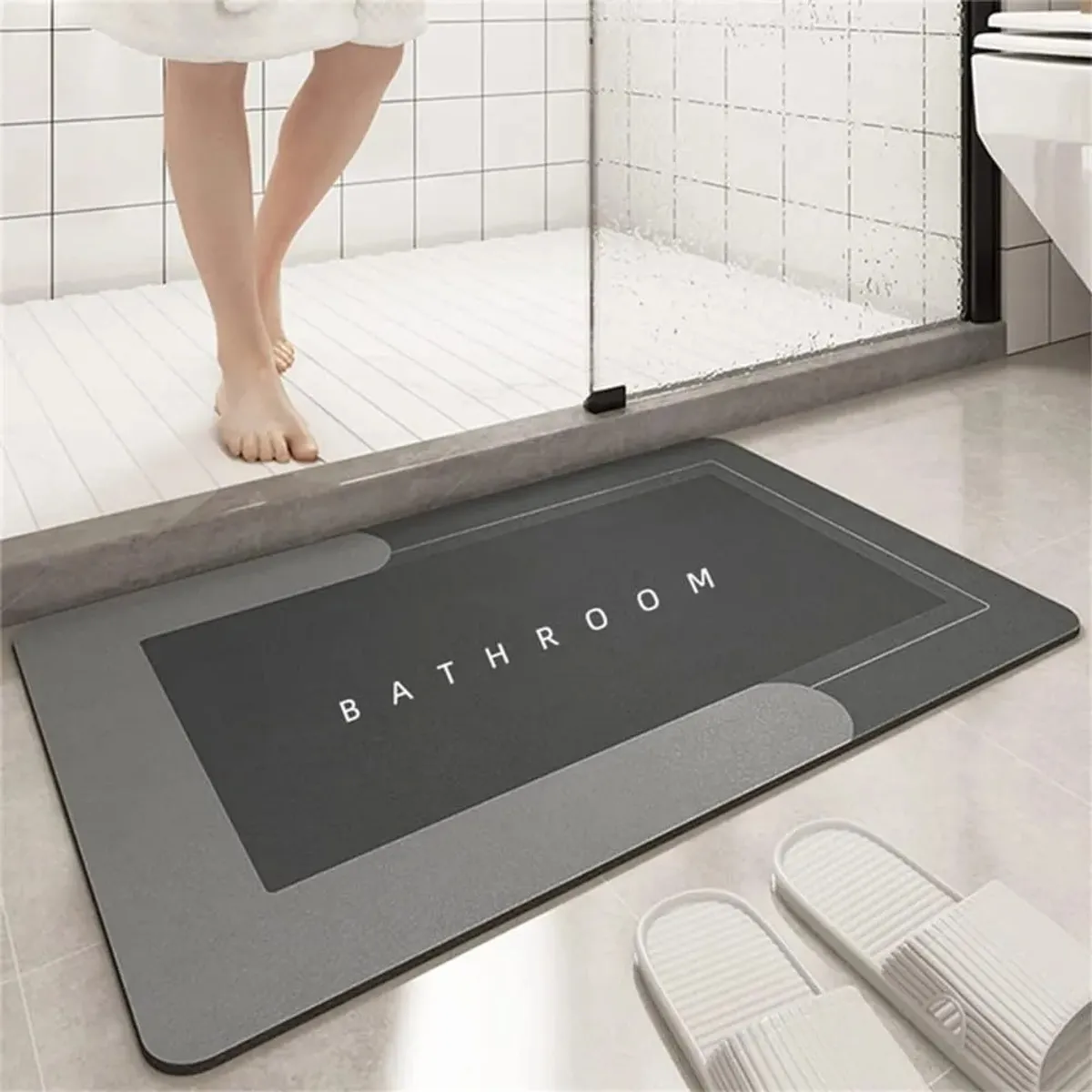 GENERICO - Tapete Alfombrilla De Baño Super Absorbente