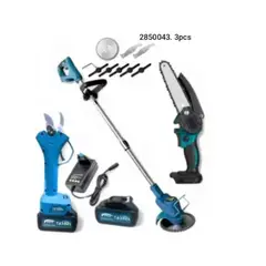 GENERICO - Set Jardinería Cortadora De Pasto + Tijera De Poda + Sierra