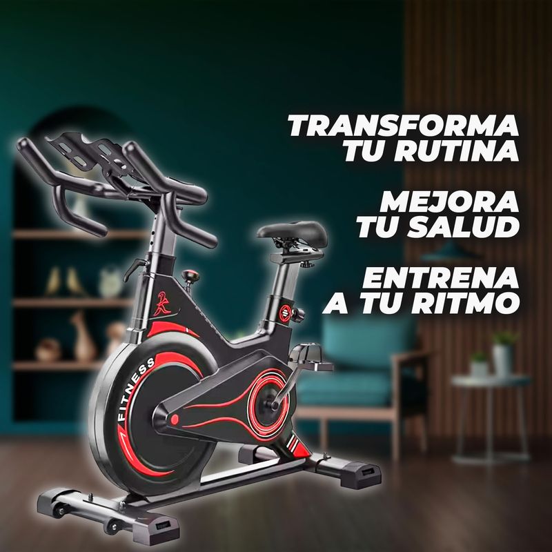 MUNDO ONLINE - Bicicleta Spinning Magnetica Profesional T3 Disco 13kg