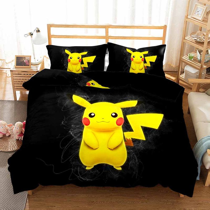 GENERICO - Juego de sábanas PIKACHU 2 PLAZAS