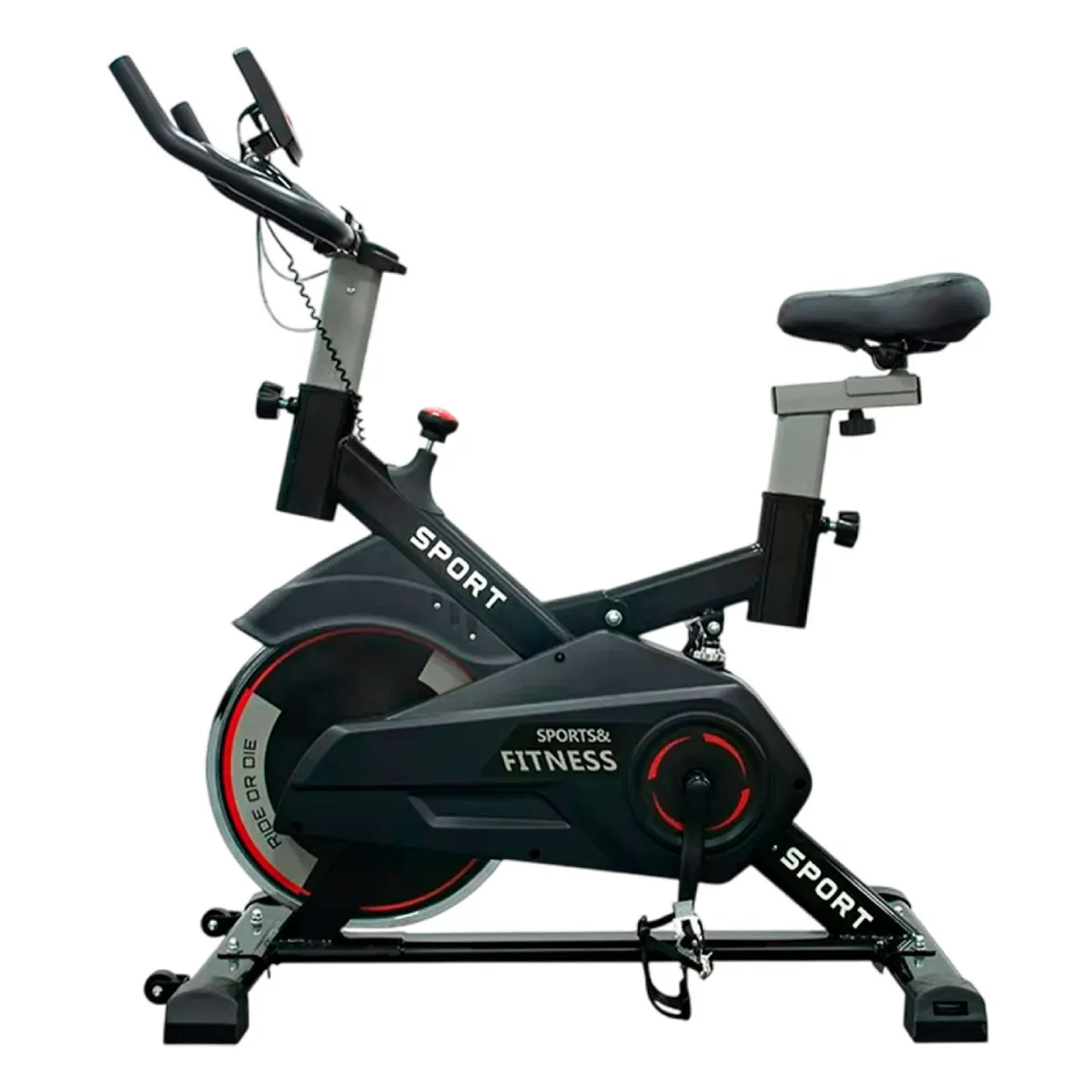 21K SPORTS - Bicicleta Spinning Profesional Q4 con Monitor