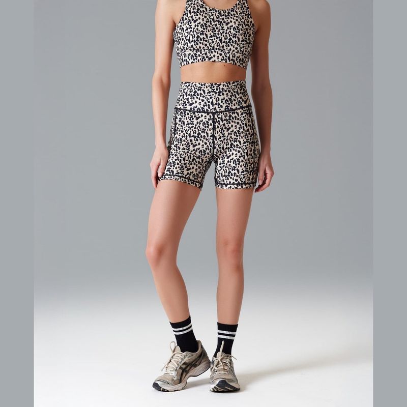 LOUNGE - Short Deportivo Mujer Animal Print Active