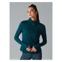 LOUNGE - Polerón Mujer Primera Capa Liso Active