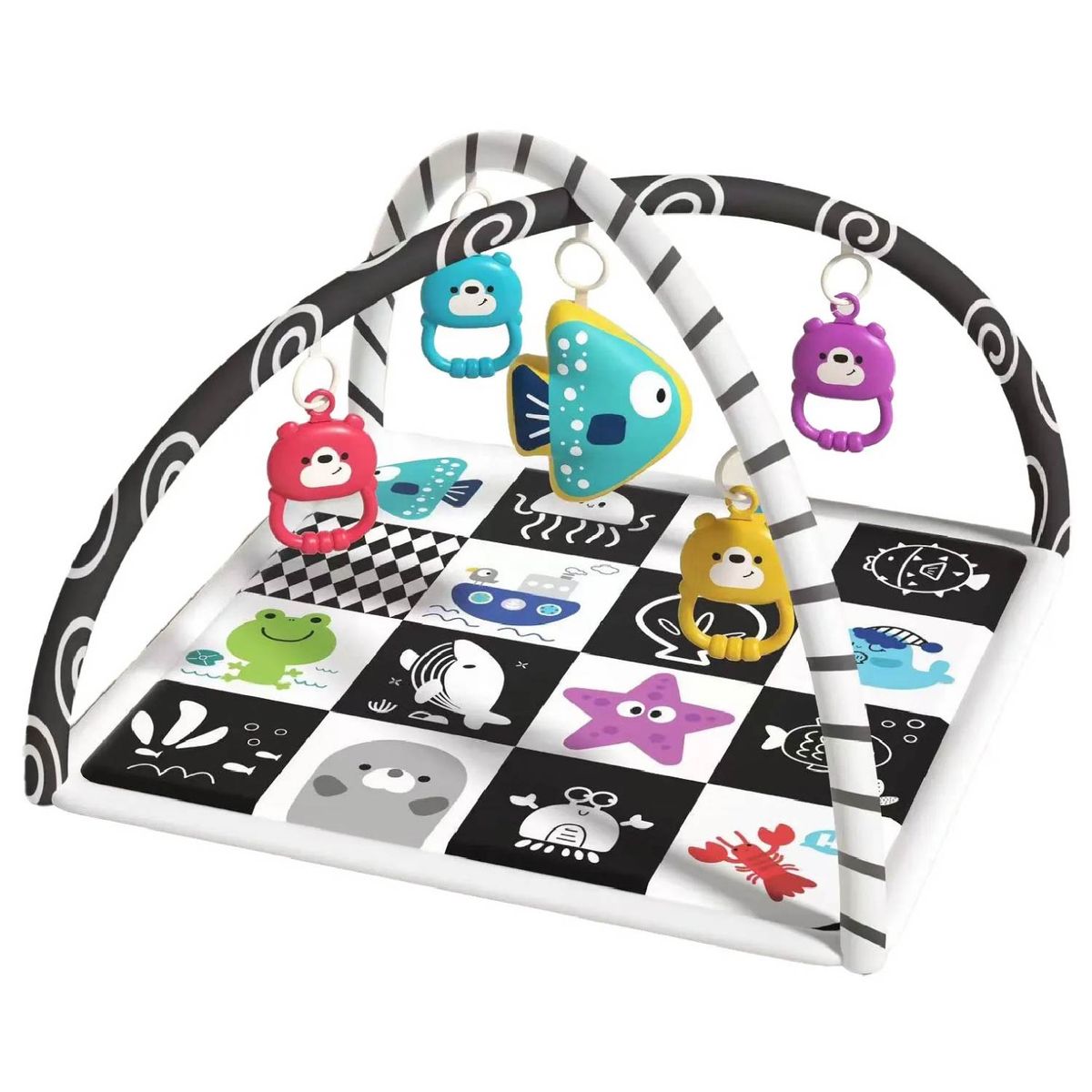 MON PETIT - Gym Bebe Tapete Gymini Cuadrado + Accesorios