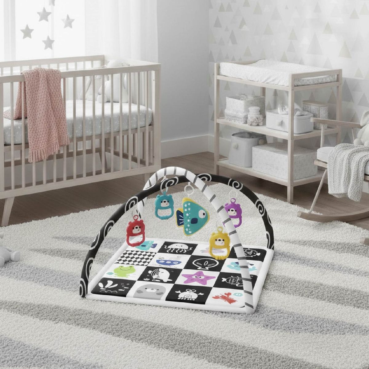 MON PETIT - Gym Bebe Tapete Gymini Cuadrado + Accesorios