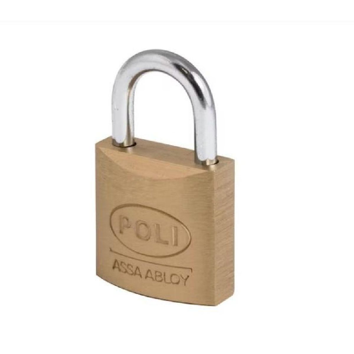 POLI - Candado Alta Seguridad Poli Bronce P125 25mm INTEXT Garantía 3 AÑOS - Beige