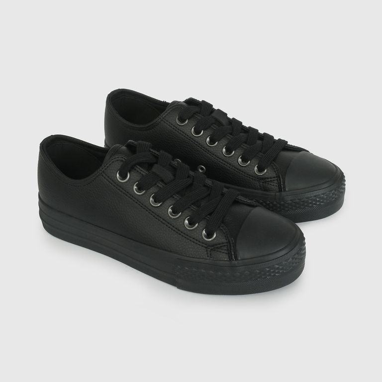 Zapatilla Niña Negro