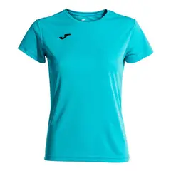 JOMA - Polera Deportiva Mujer Combi Turquesa Flúor