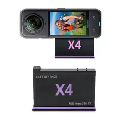 SHOOT - Batería Recargable para Insta360 X4 de 2500mAh