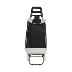 GENERICO - Carro Feria De Compra Carga Con Bolso Negro