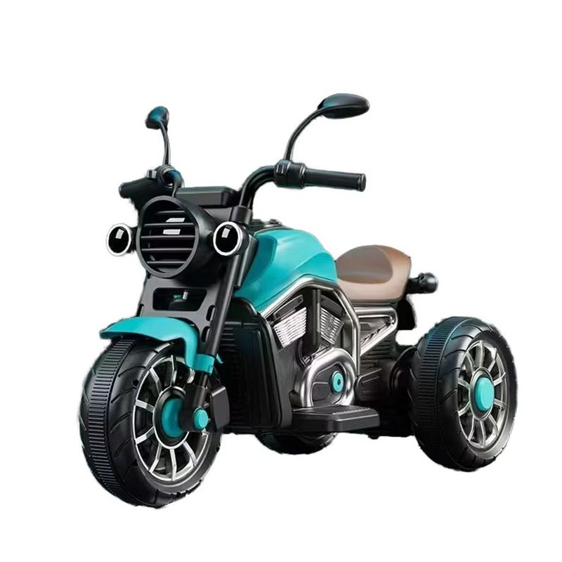 MUNDO ONLINE - Moto Eléctrica Para Niños Motocicleta Clásica Luz Y Sonidos