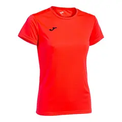 JOMA - Polera Deportiva Mujer Combi Coral Flúor