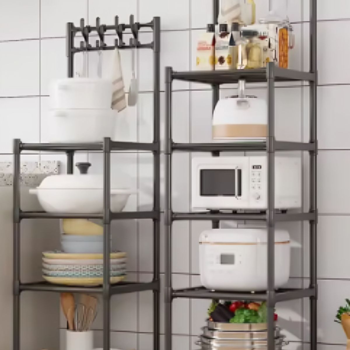 SIRENA - Rack organizador de cocina para electrodomésticos y utensilios