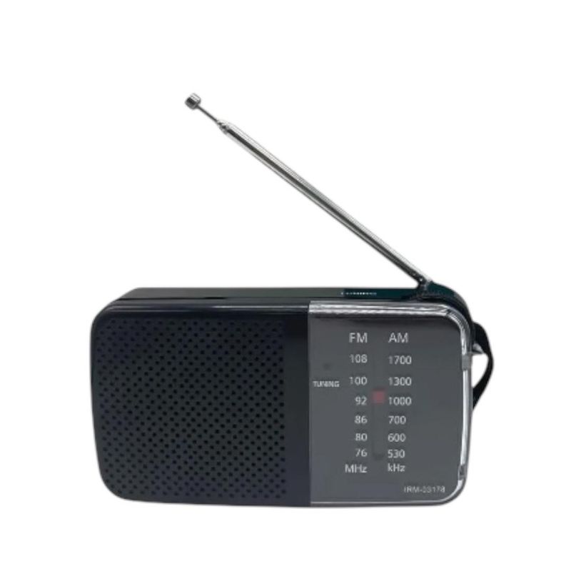 GENERICO - Radio Portátil AMFM Compacta Ligera con Parlante Incorporado