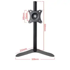 GENERICO - Soporte de Monitor de Sobremesa con Inclinación Para Monitores de 14″ a 27″