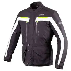 GMS - Chaqueta De Moto Gear Man Black-white-yellow Zg55007-315-2xl