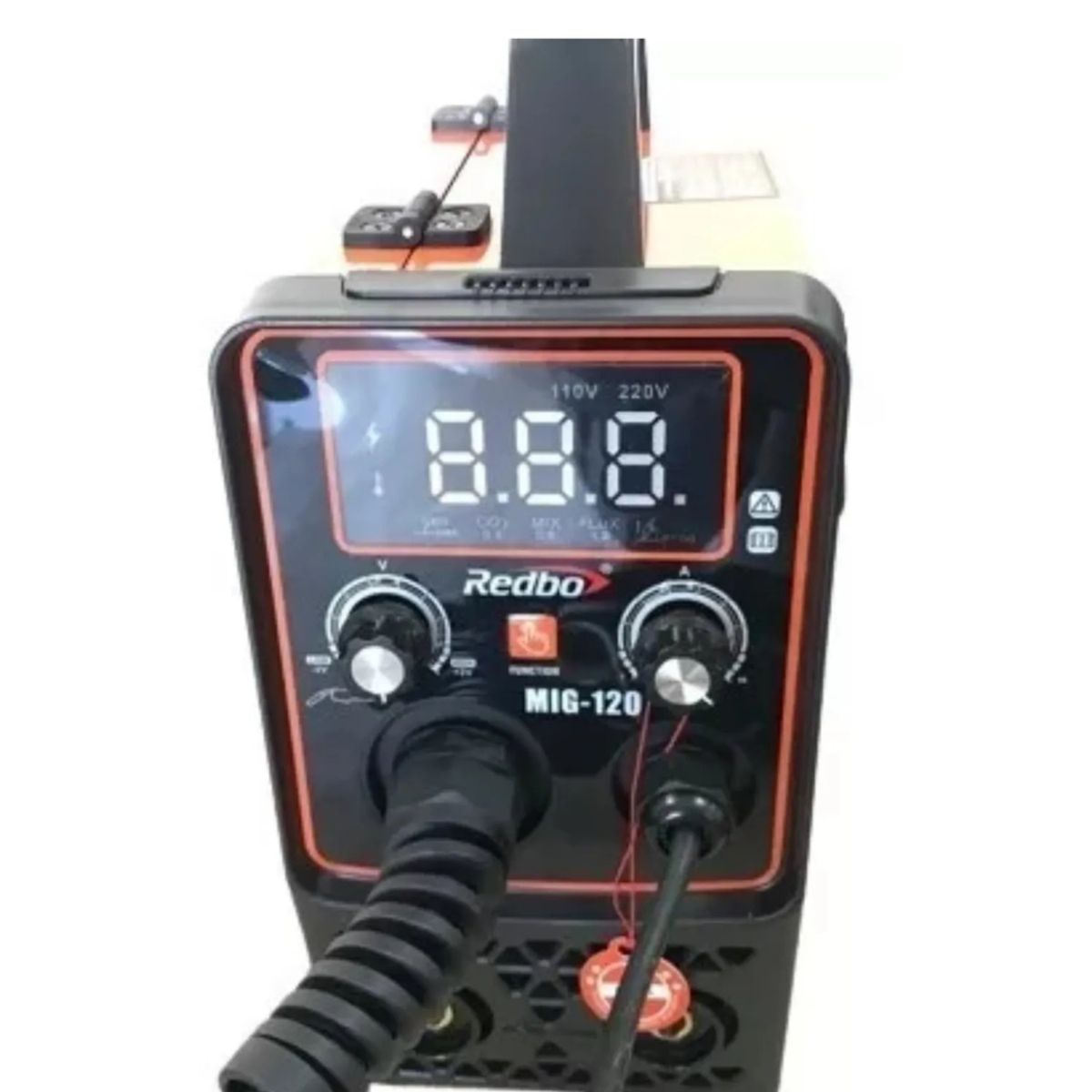 GENERICO - Soldadora 3 en 1 MMA TIG MIG sin Gas y con Gas + 2 Carretes Alambre