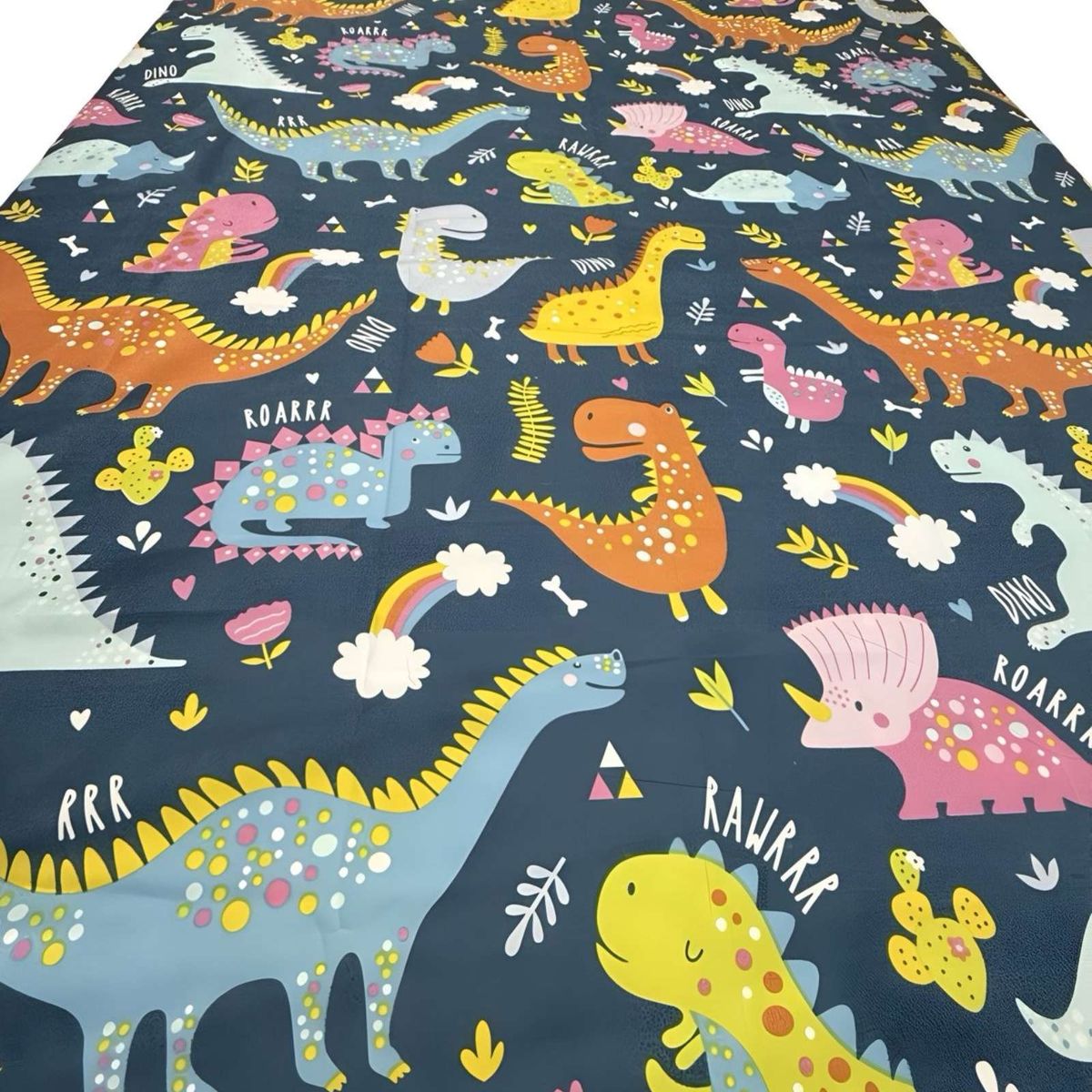 GENERICO - Set de Sábanas niña niño infantil 1 plaza Dinosaurio