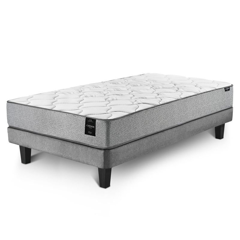 CANNON - Cama Europea Still 1 Plaza 90X200 Cm Cannon