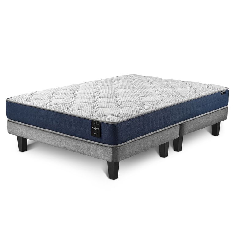 CANNON Cama Europea Still 2 Plazas Base Dividida 150X200 Cm