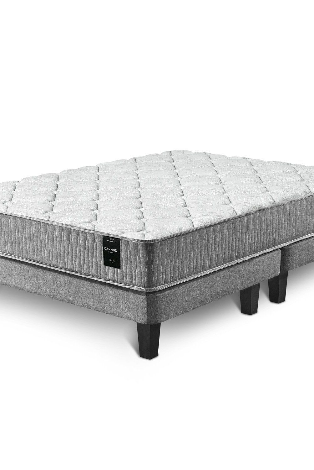 CANNON - Cama Europea 2 Plazas Calm 150X200 Cm Base Dividida Cannon