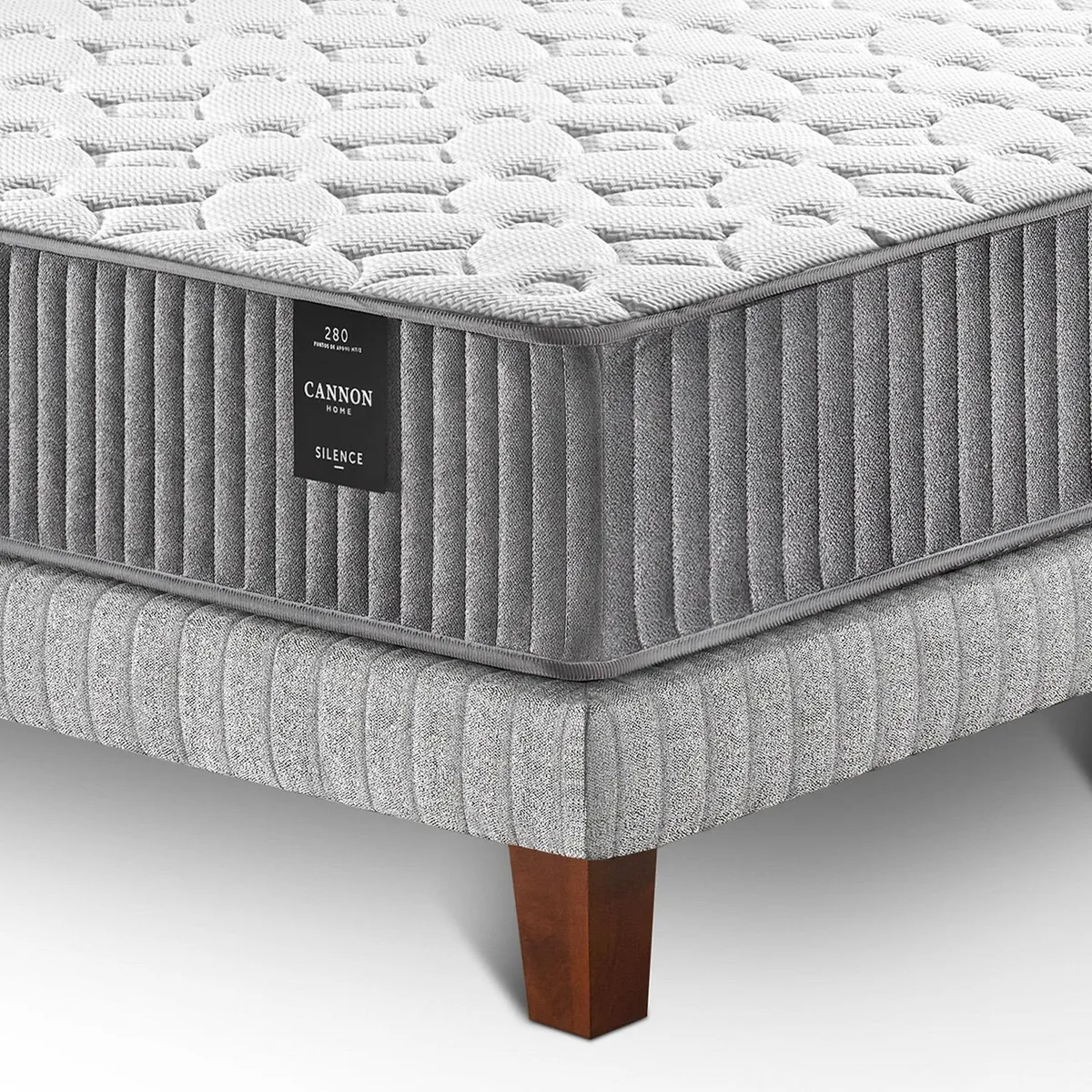 CANNON - Cama Europea 1,5 Plazas SilenCama Europea 105X200 Cm Cannon