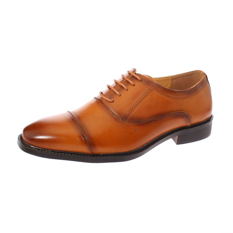 SOLLU - Zapato Hombre Vía Franca Color Camel