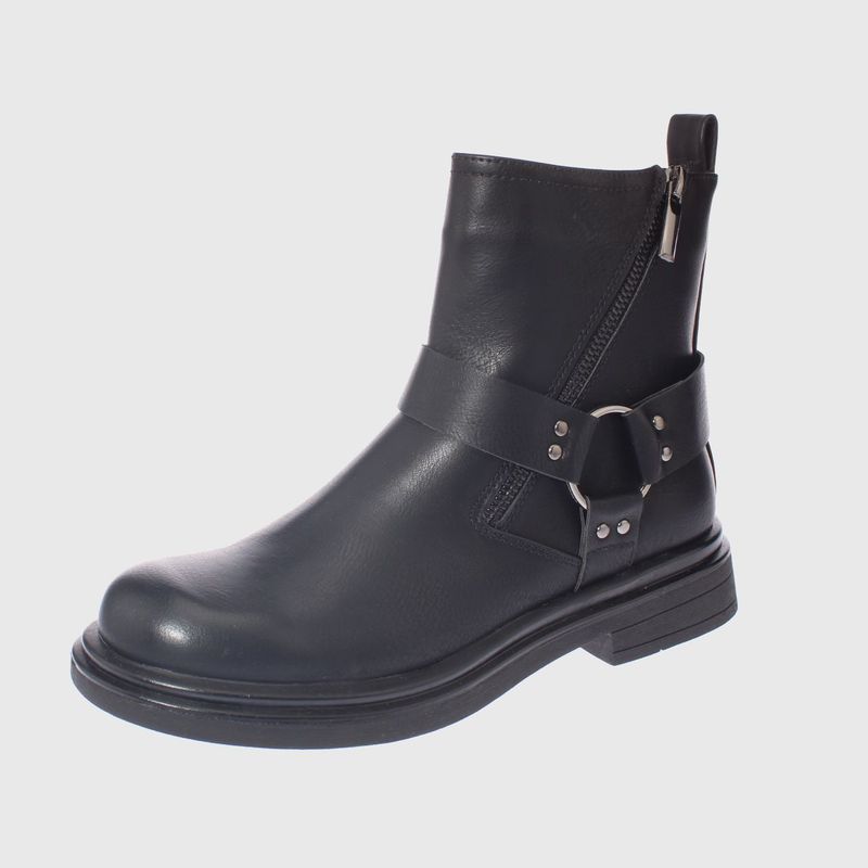 SOLLU - Botin Urbanio Para Mujer Color Negro