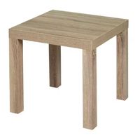 Mesa Lateral Cuadrada Habi Natural