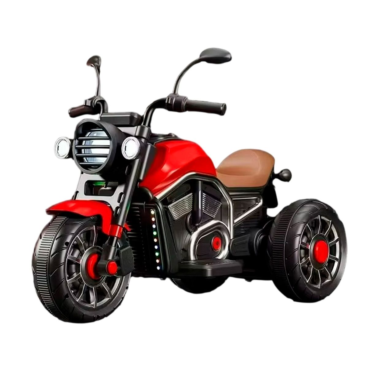 MUNDO ONLINE - Moto Eléctrica Para Niños Motocicleta Clásica Luz Y Sonidos