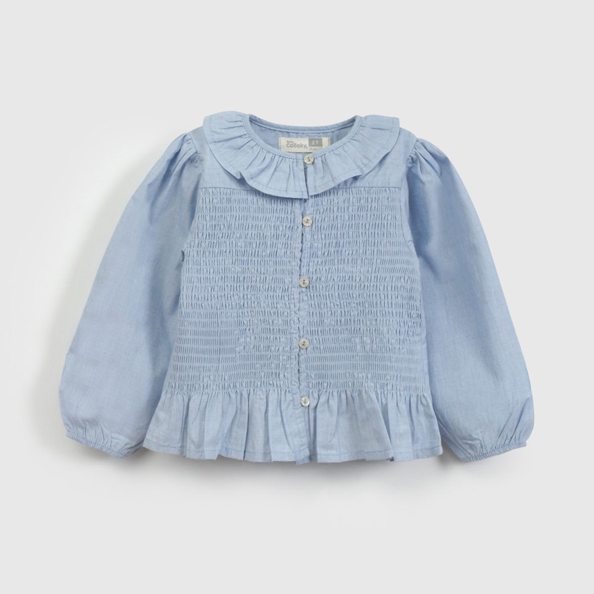 COLLOKY - Blusa Bebé niña Celeste 57602 Colloky