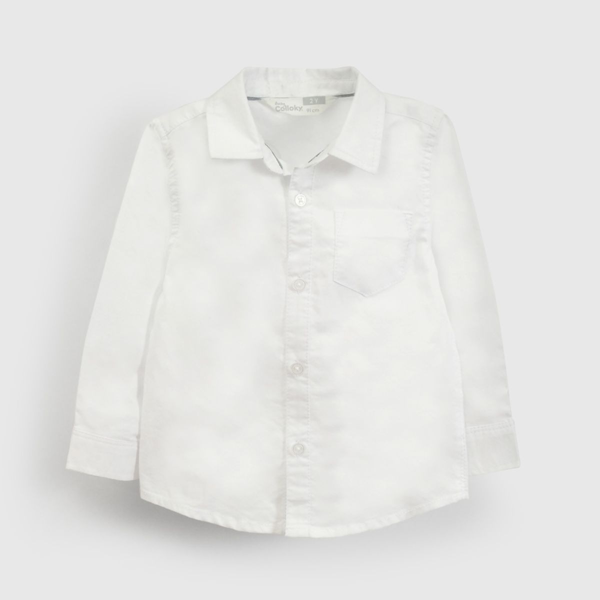 COLLOKY - Camisa Bebé niño Blanco 57611 Colloky