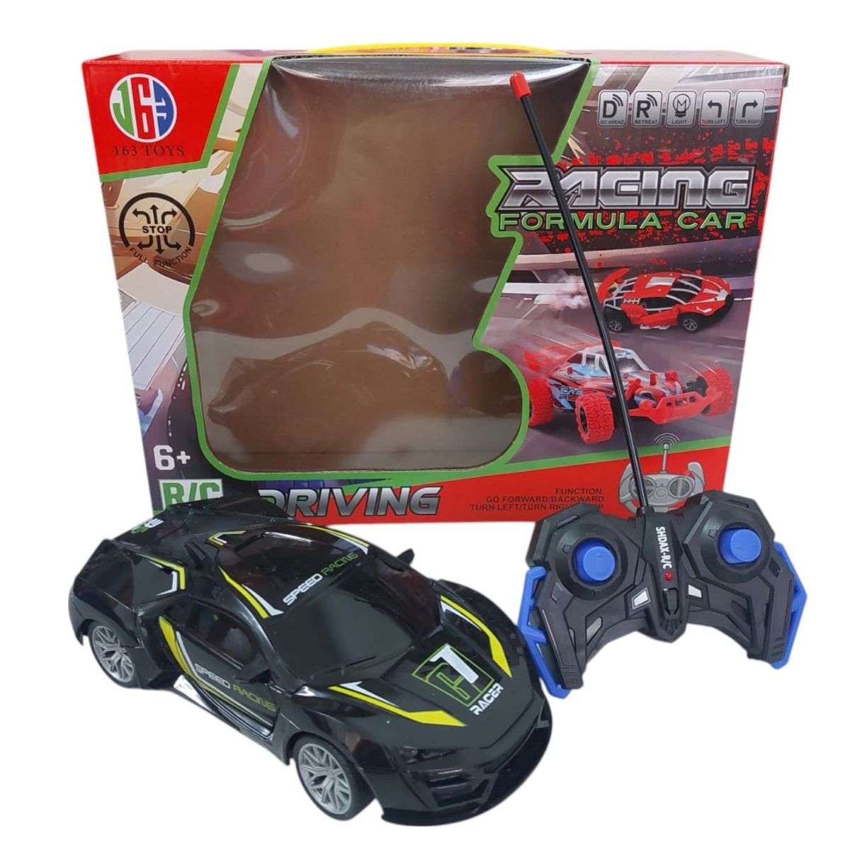 GENERICO - Auto Radio Control Formula Card Negro