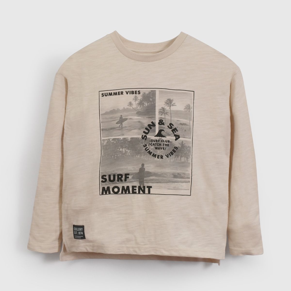 COLLOKY - Polera Niño Beige 57648 Colloky