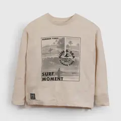 COLLOKY - Polera Niño Beige 57648