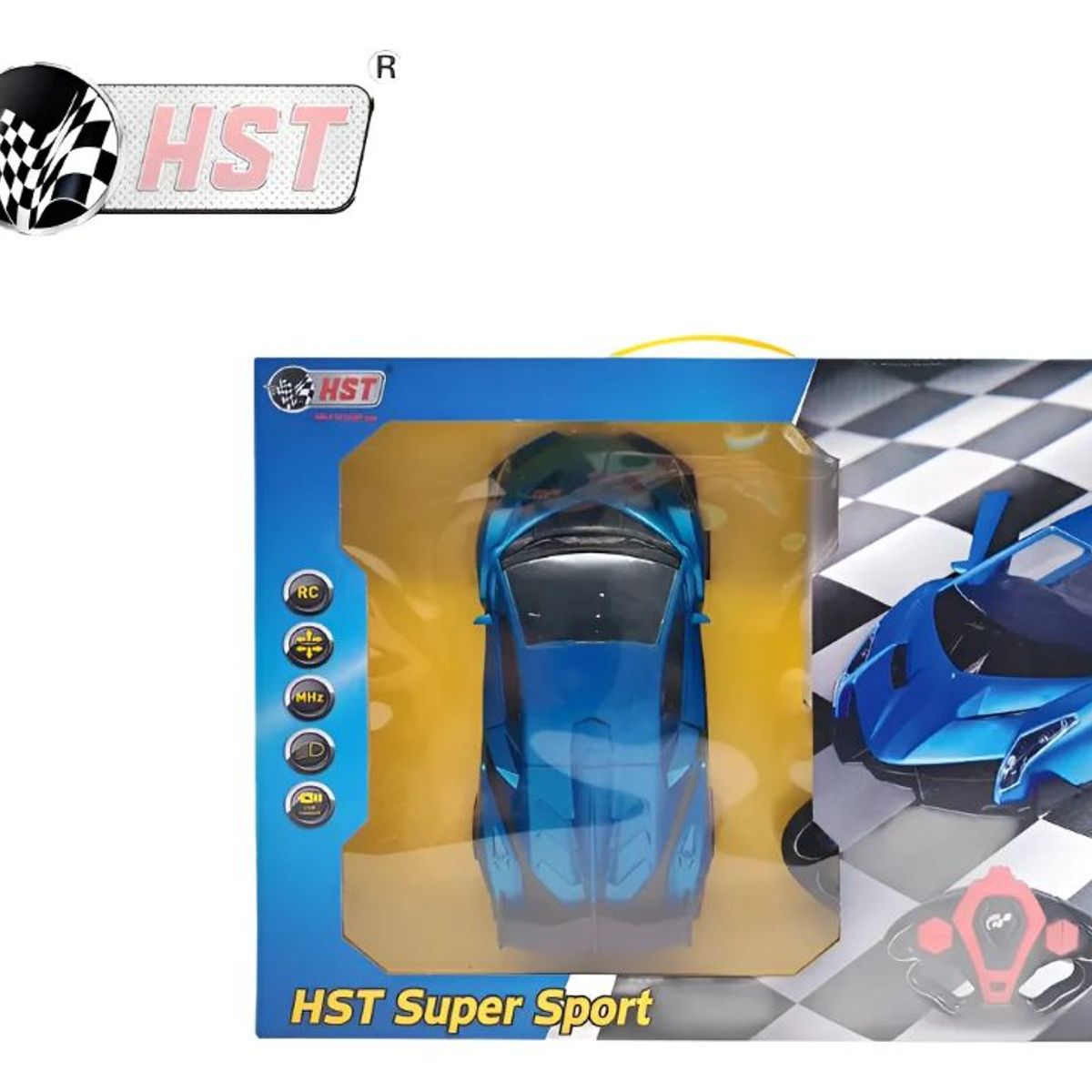 GENERICO - Auto Radio Control Abre Puerta Azul