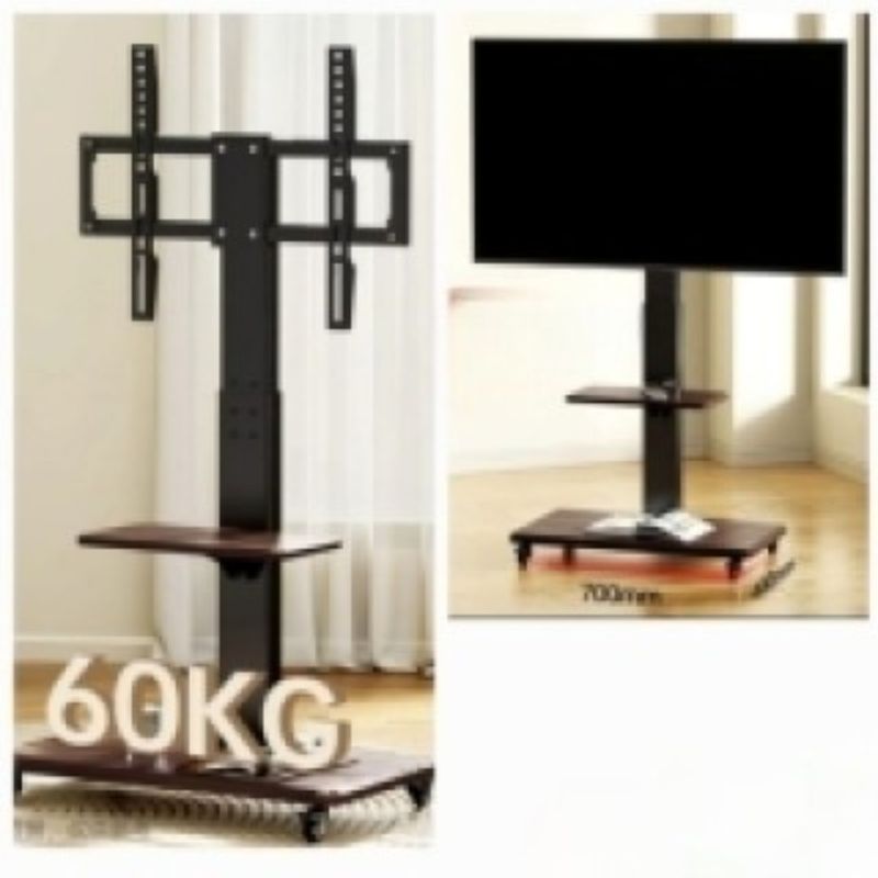 ANGELES DEL HOGAR - SOPORTE TV MOVIL CON RUEDAS 32 A 70 BASE PEDESTAL