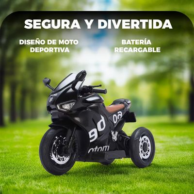 Imagen 2 del producto Moto Eléctrica Infantil 3 Ruedas Turbo 6v Gsx