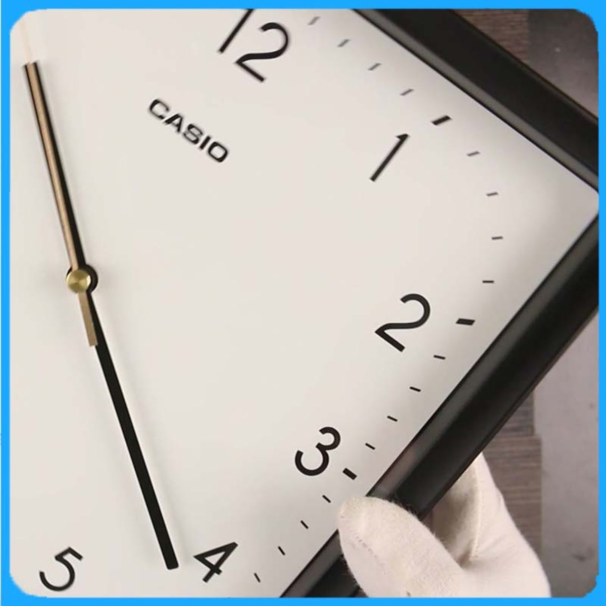 CASIO - RELOJ MURAL CASIO IQ152-5DF ANALOGO