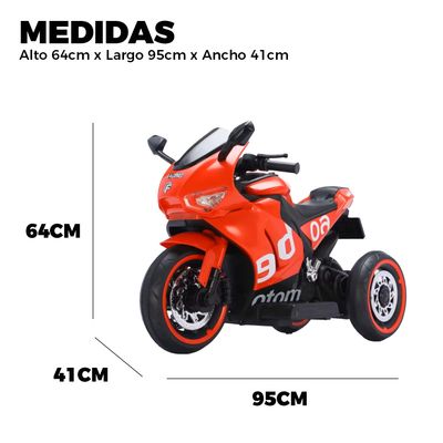 Imagen 2 del producto Moto Eléctrica Infantil 3 Ruedas Turbo 6v Gsx