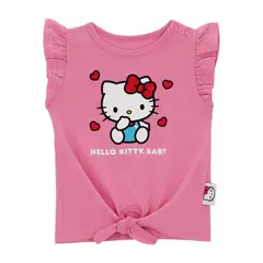 HELLO KITTY - Polera Niña Baby Nudo