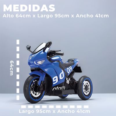 Imagen 2 del producto Moto Eléctrica Infantil 3 Ruedas Turbo 6v Gsx