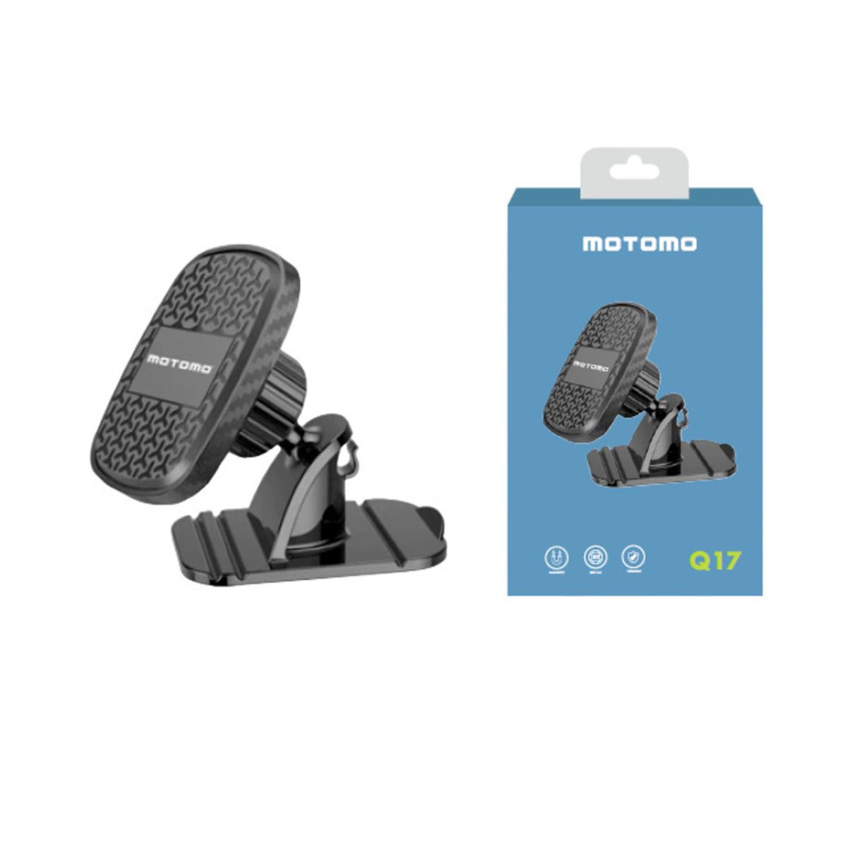 MOTOMO - Soporte Para Auto Q17 Magnetico Panel Car Holder Motomo Q17