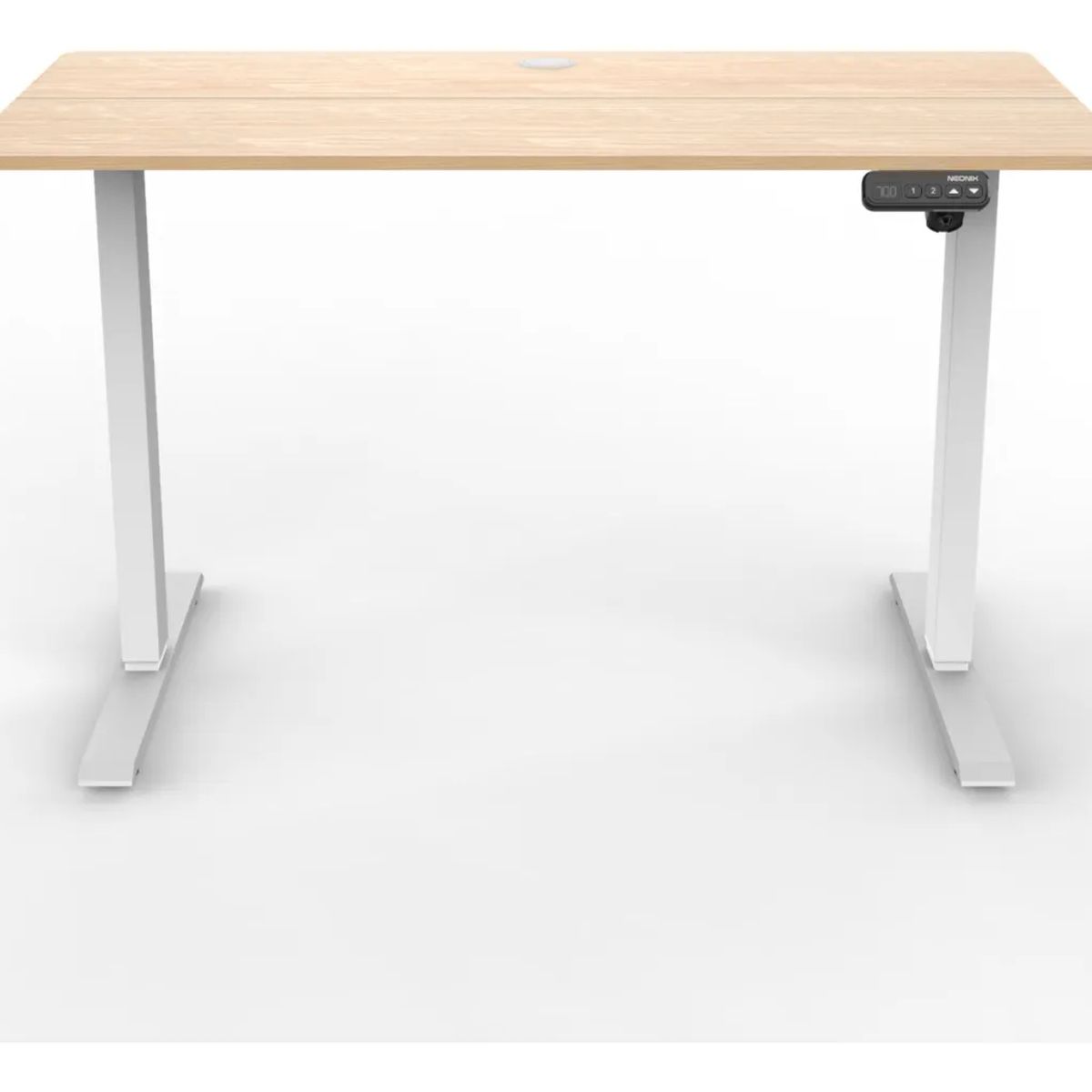 GENERICO - Escritorio Electrico de Altura Ajustable Tapa Incluida Neonix Blanco